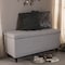 Baxton Studio Kaylee Beige Upholstered Button-Tufting Storage Ottoman Bench 128-7054 - alternate 6